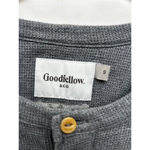 Bundle Of 2 Thermal Henley Waffle Knit Long Sleeves By Goodfellow & Co & Urban S - Picture 2 of 5